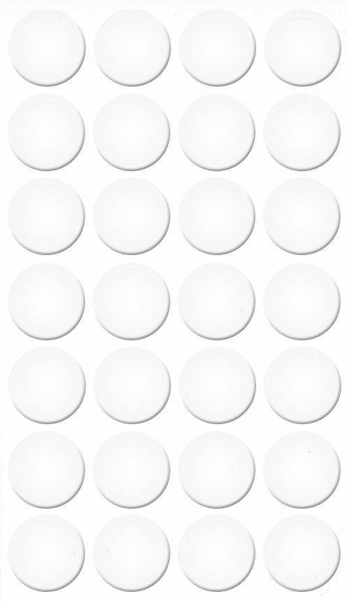 Self-adhesive cover caps for furniture | Ø20 mm | 28 pieces 