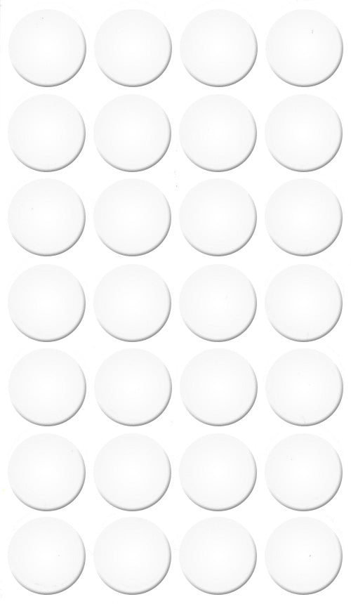 Self-adhesive cover caps for furniture | Ø20 mm | 28 pieces 