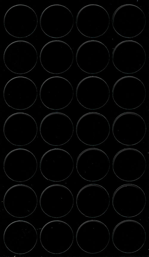 Self-adhesive cover caps for furniture | Ø20 mm | 28 pieces 