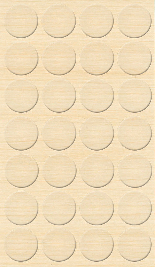 Self-adhesive cover caps for furniture | Ø20 mm | 28 pieces 