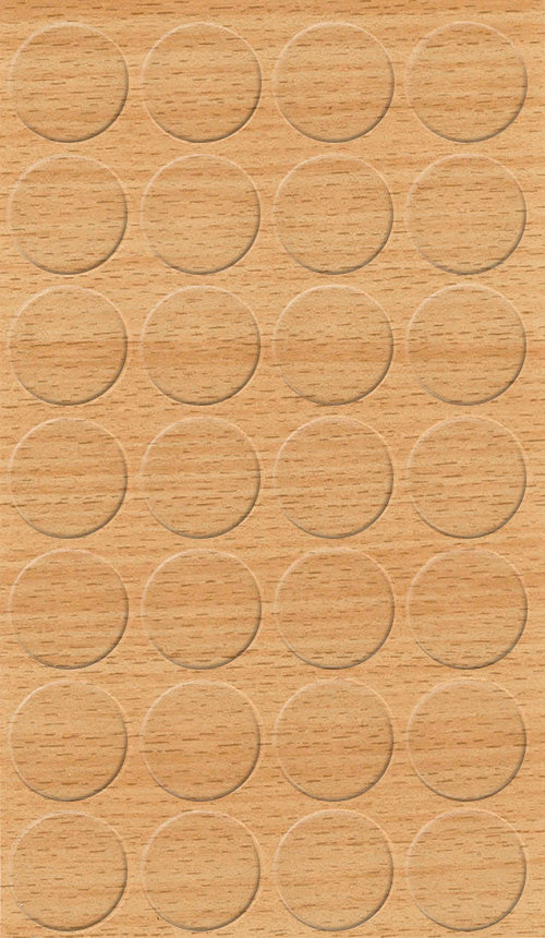 Self-adhesive cover caps for furniture | Ø20 mm | 28 pieces 