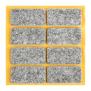 Self-adhesive felt gliders - square (single strips) -36
