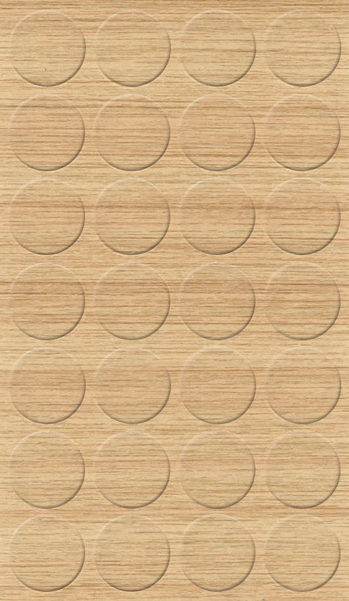 Self-adhesive cover caps for furniture | Ø20 mm | 28 pieces 