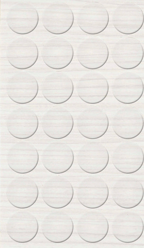 Self-adhesive cover caps for furniture | Ø20 mm | 28 pieces 