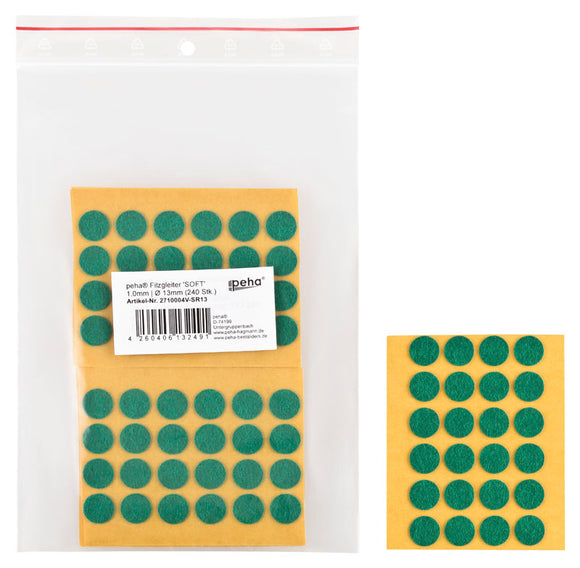 Self-adhesive felt gliders - round (bulk pack) 