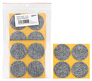 Self-adhesive felt gliders - round (bulk pack) -30