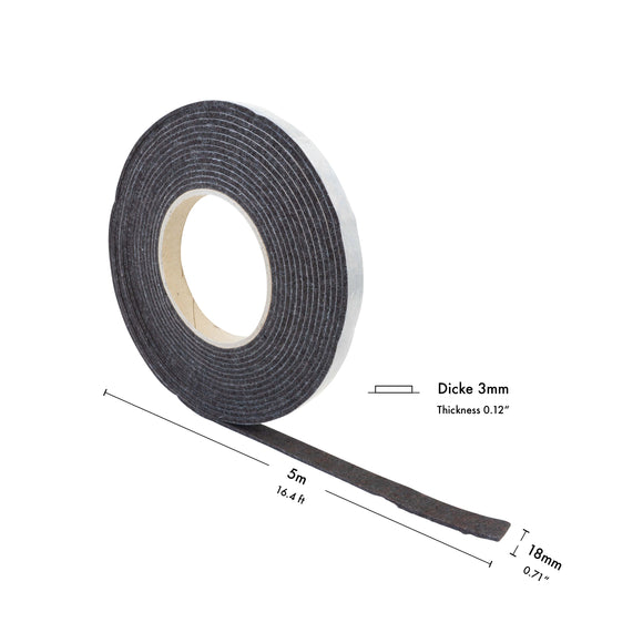 Filzstreifen sebstklebend