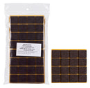 Self-adhesive felt gliders - square (bulk pack) -15