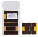Self-adhesive felt gliders - square (bulk pack) -20