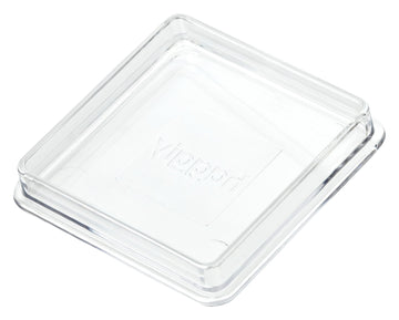 Furniture coasters - "PREMIUM" - transparent, square | inside 60x60 mm | outside 70x70 mm (4 pcs.) 