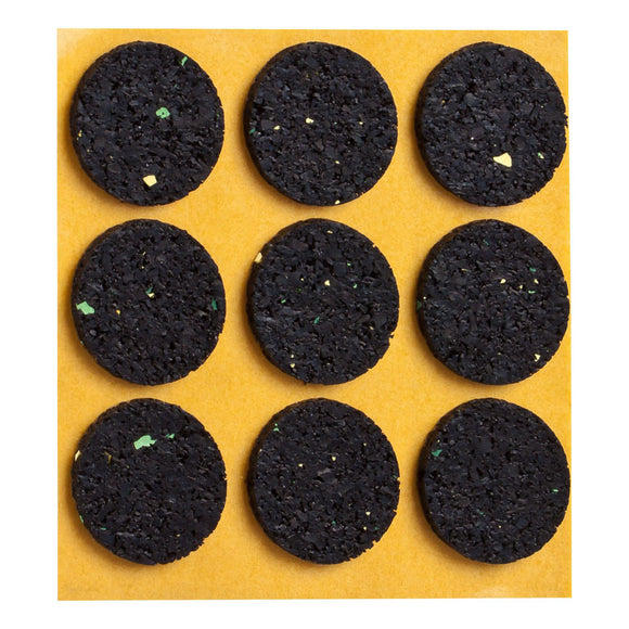 Self-adhesive anti-slip pads, black | Thickness: 3 mm 