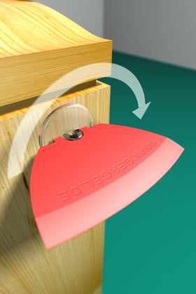 GERGEL® Klebeknöpfe zum Abdrehen Transparent