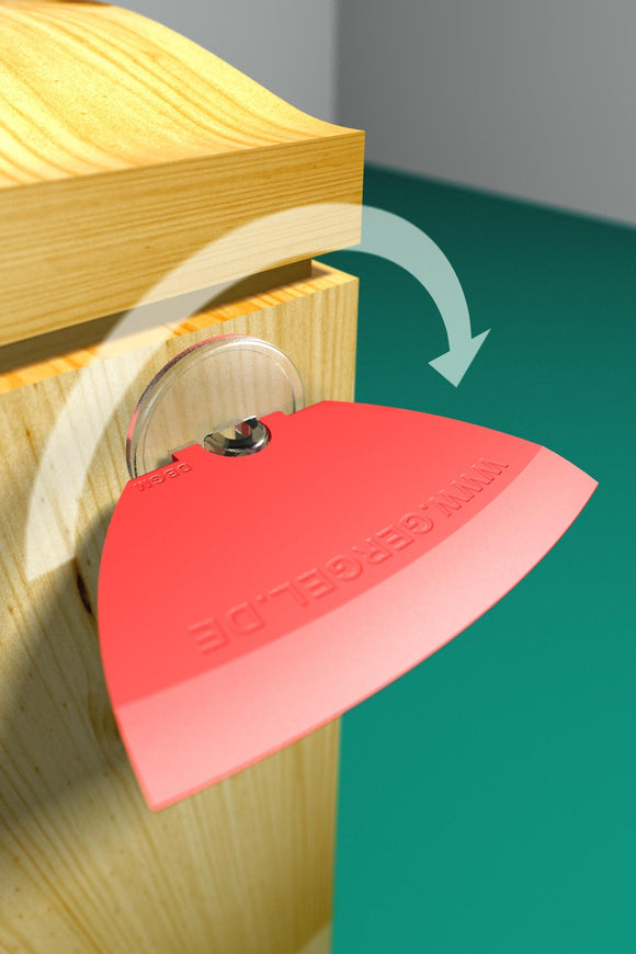 GERGEL® Klebeknöpfe zum Abdrehen Transparent