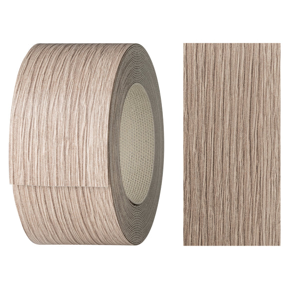 Melaminkantenumleimer mit Schmelzkleber (zum aufbügeln) | Länge 5m | 21 o. 40 mm breit