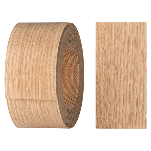 Melaminkantenumleimer mit Schmelzkleber (zum aufbügeln) | Länge 5m | 21 o. 40 mm breit