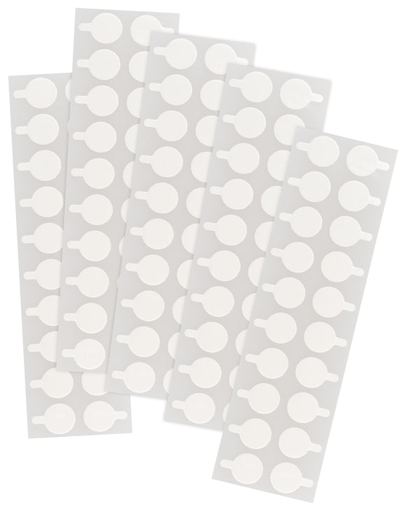 GERGEL® Klebeknöpfe zum Abdrehen Transparent