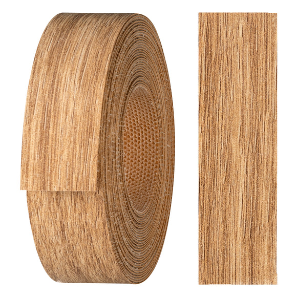 Melaminkantenumleimer mit Schmelzkleber (zum aufbügeln) | Länge 5m | 21 o. 40 mm breit