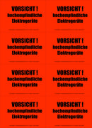 Information labels, signal red, 99 x 69 mm | 200 pcs.-10