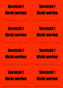 Information labels, signal red, 99 x 69 mm | 200 pcs.-6