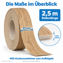 ABS Kantenumleimer mit Schmelzkleber | Länge 2,5m-2