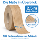 ABS Kantenumleimer mit Schmelzkleber | Länge 2,5m-3