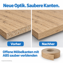 ABS Kantenumleimer mit Schmelzkleber | Länge 2,5m-8