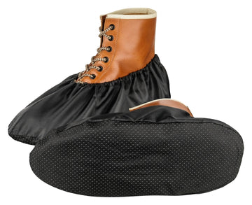 Reusable textile overshoes with non-slip sole (1 pair)  - 0