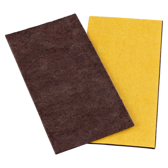 Self-adhesive felt plate 