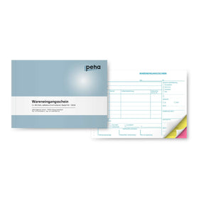 Formular Wareneingangsschein selbstdurchschreibend A5 quer | 3 x 48 Blatt - 0
