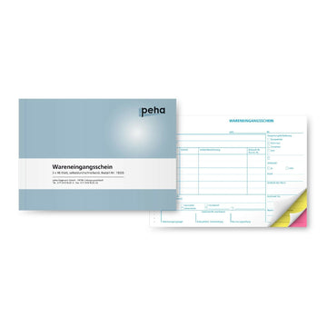 Receipt form, carbonless, A5 landscape | 3 x 48 sheets  - 0